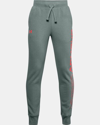 Boys' UA Rival Fleece Graphic Joggers