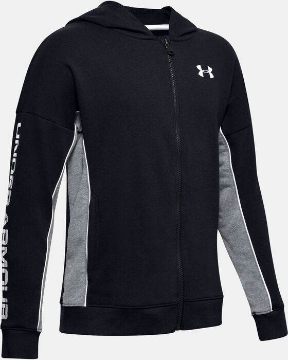 Boys' UA Rival Terry Full Zip image number 0