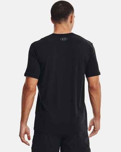 Men's UA Basketball Branded Wordmark Short Sleeve