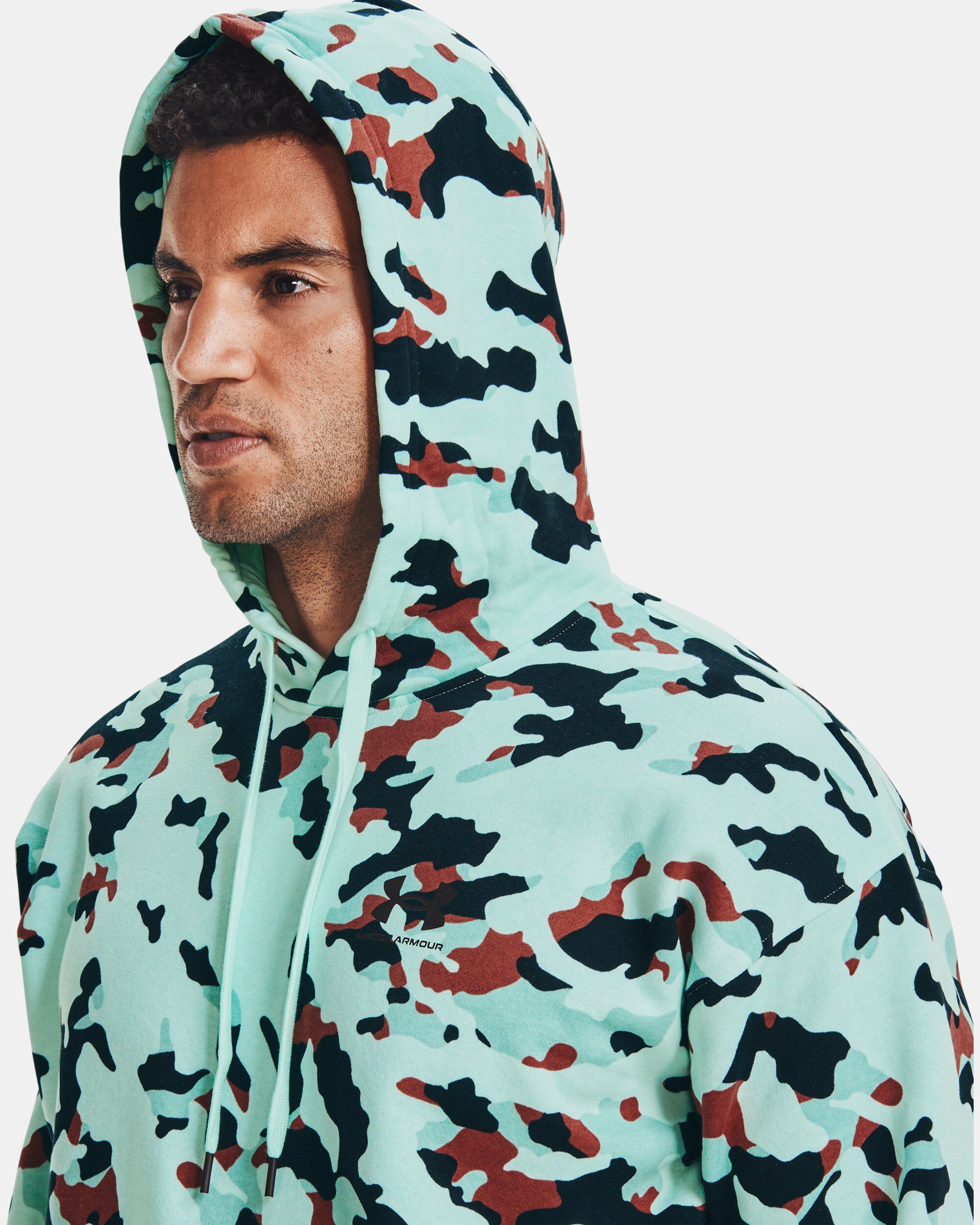 Men s UA Rival Fleece Camo Hoodie