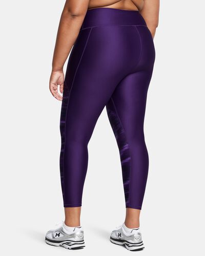 Women's UA Tech™ Printed Panel Ankle Leggings