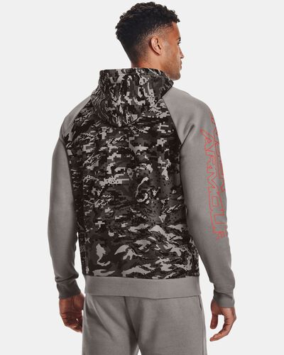 Men's UA Rival Fleece Camo Script Hoodie