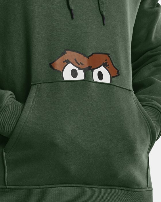 Men's Curry Sesame Street Grouch Hoodie image number 4