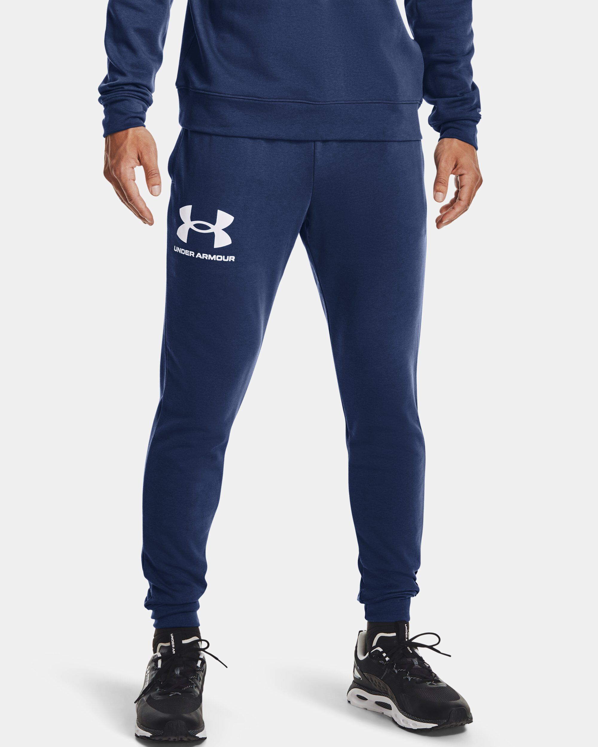 Under armour online joggers blue