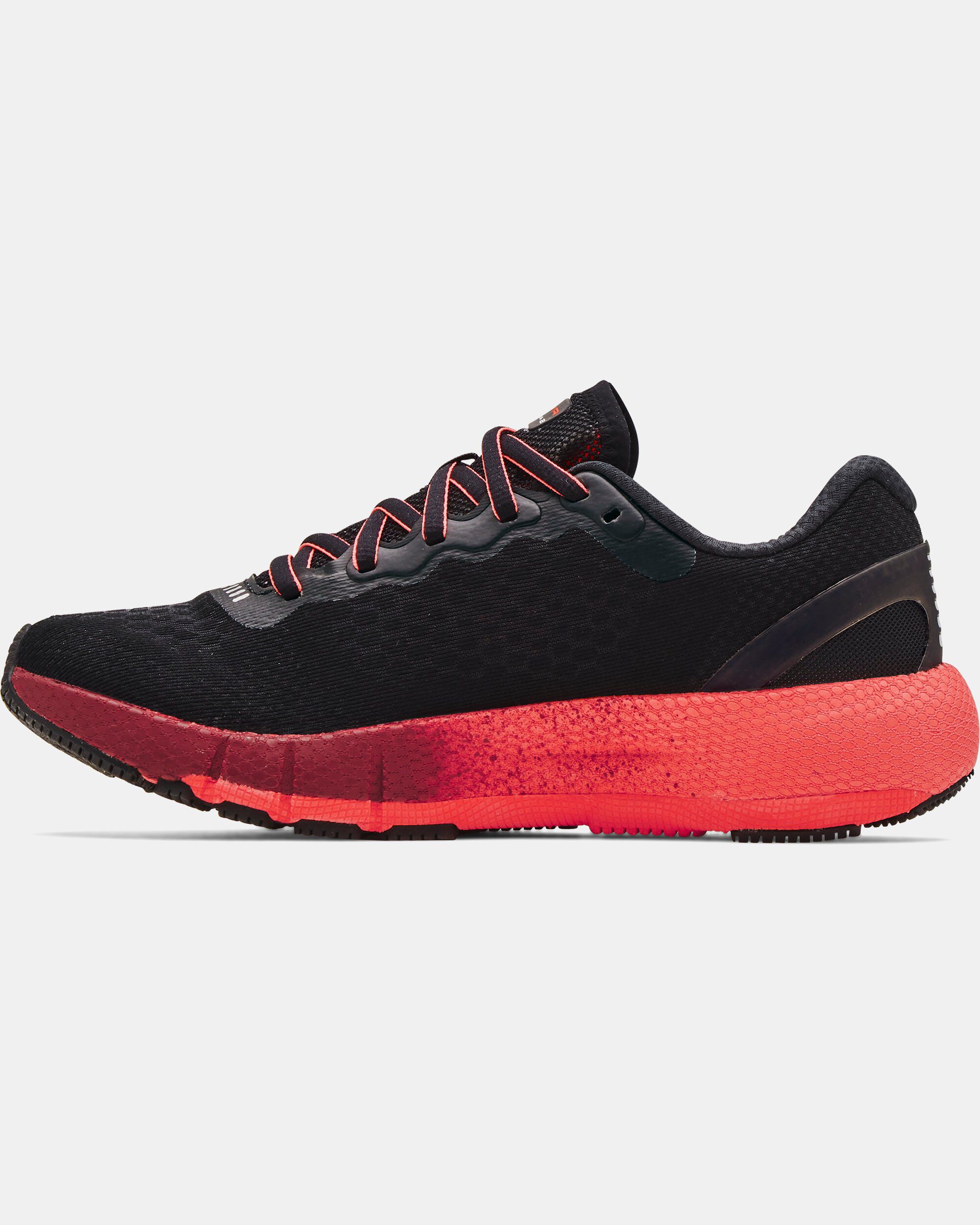 Orange and black hotsell under armour shoes
