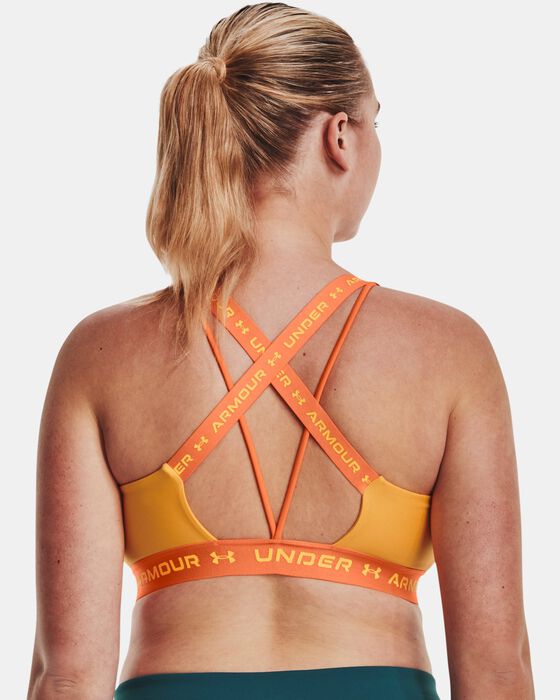 Women's UA Crossback Low Sports Bra image number 7