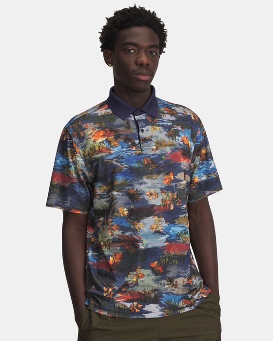Men's UA Birdie Watching Camo Polo image number 0