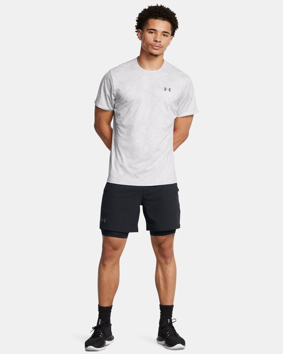 Men's UA Vanish Elite Vent Printed Short Sleeve image number 2