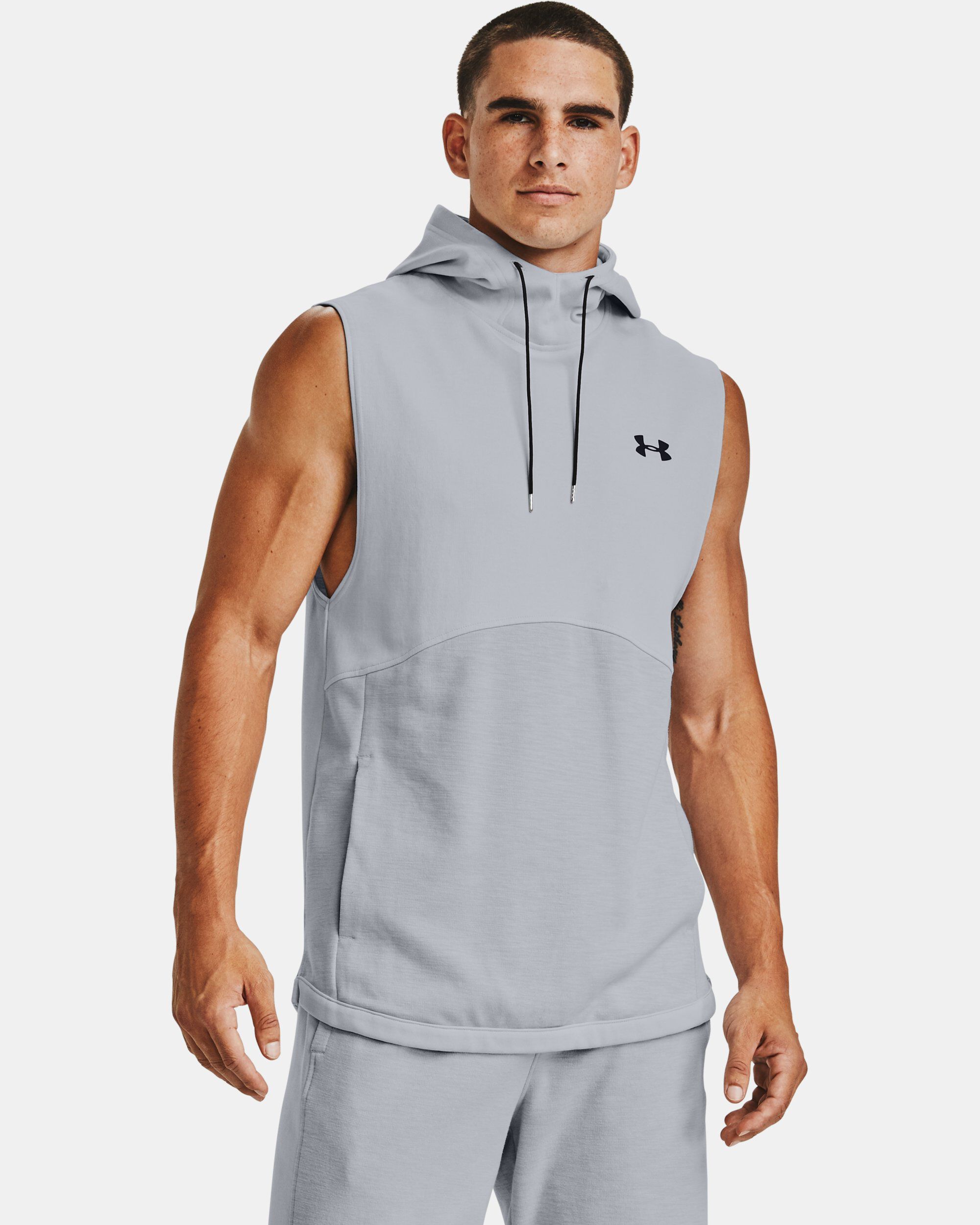 Under armour discount sleeveless hoodie