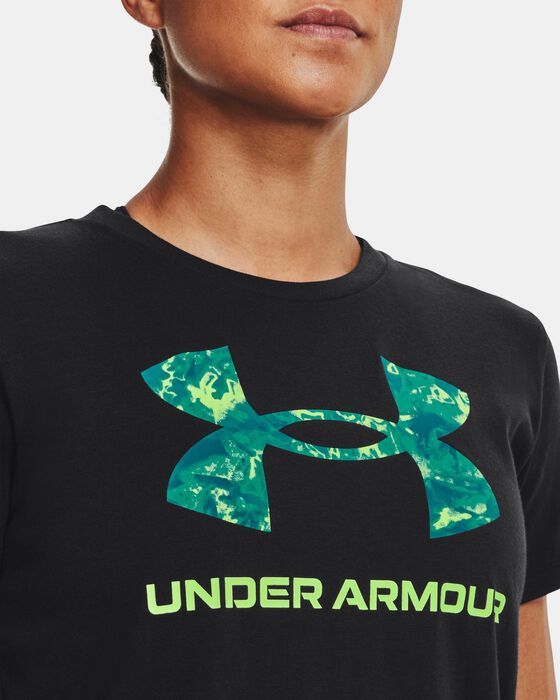 Women's UA Rival Logo Short Sleeve image number 3