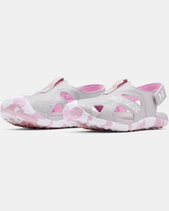 Pre-School UA Fat Tire Defender Sandals image number 3
