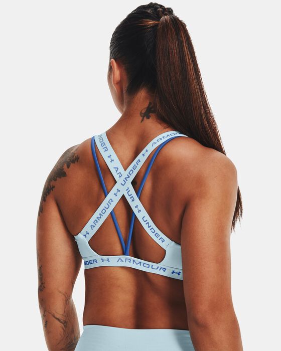 Women's UA Crossback Low Sports Bra image number 1