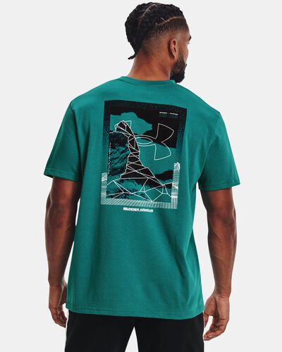 Men's UA Outline Logo Grid Short Sleeve