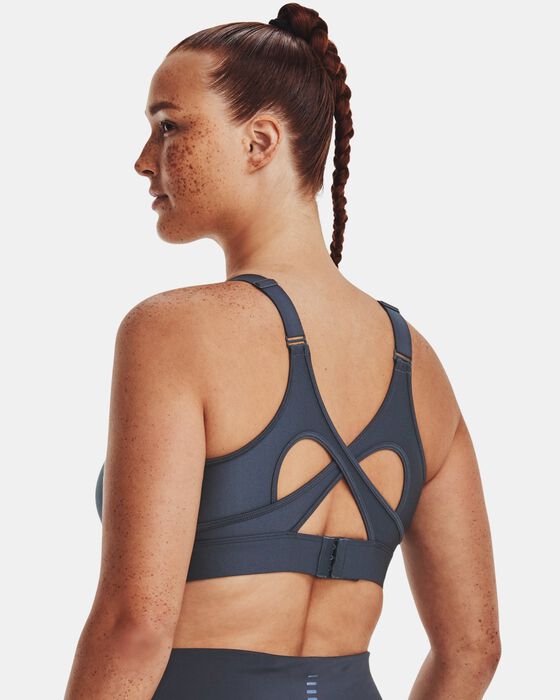 Women's UA Infinity High Crossover Sports Bra image number 6