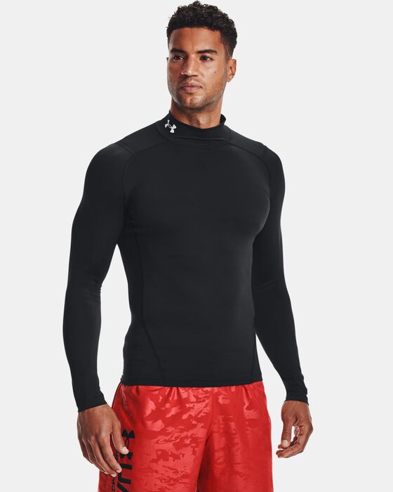 Men's HeatGear® Mock Long Sleeve image number 0