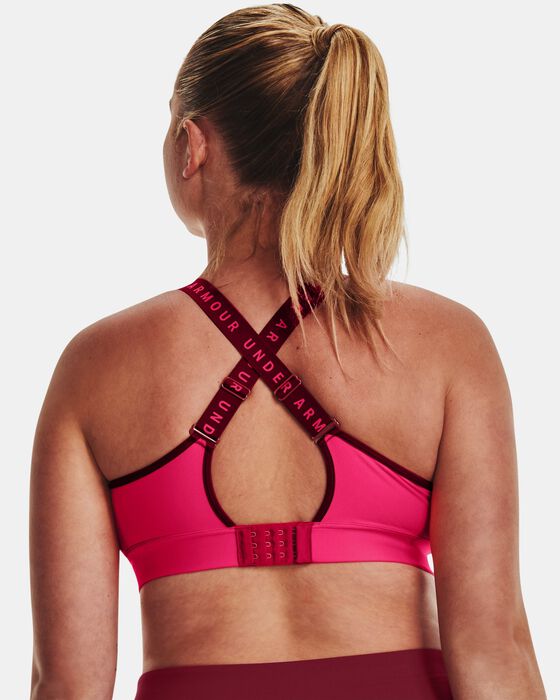 Women's UA Infinity Mid Covered Sports Bra image number 7