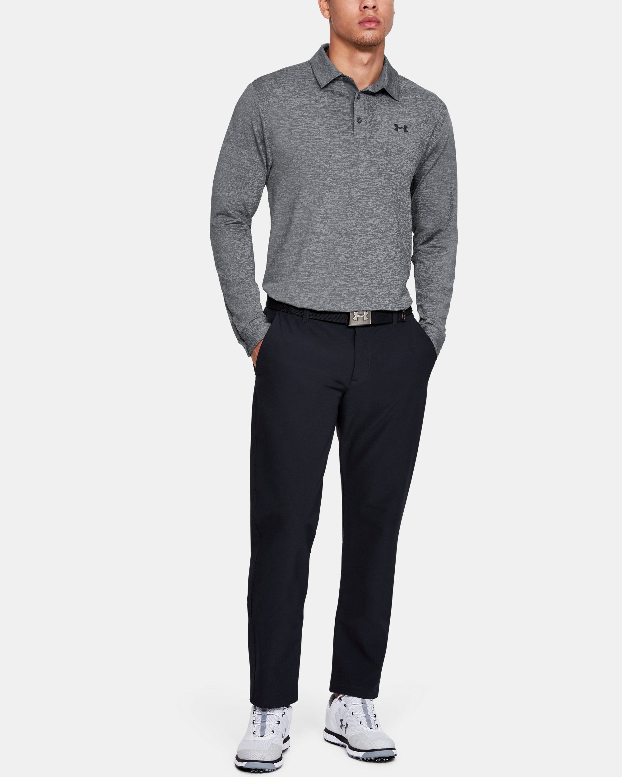Under armour long sleeve polo hotsell
