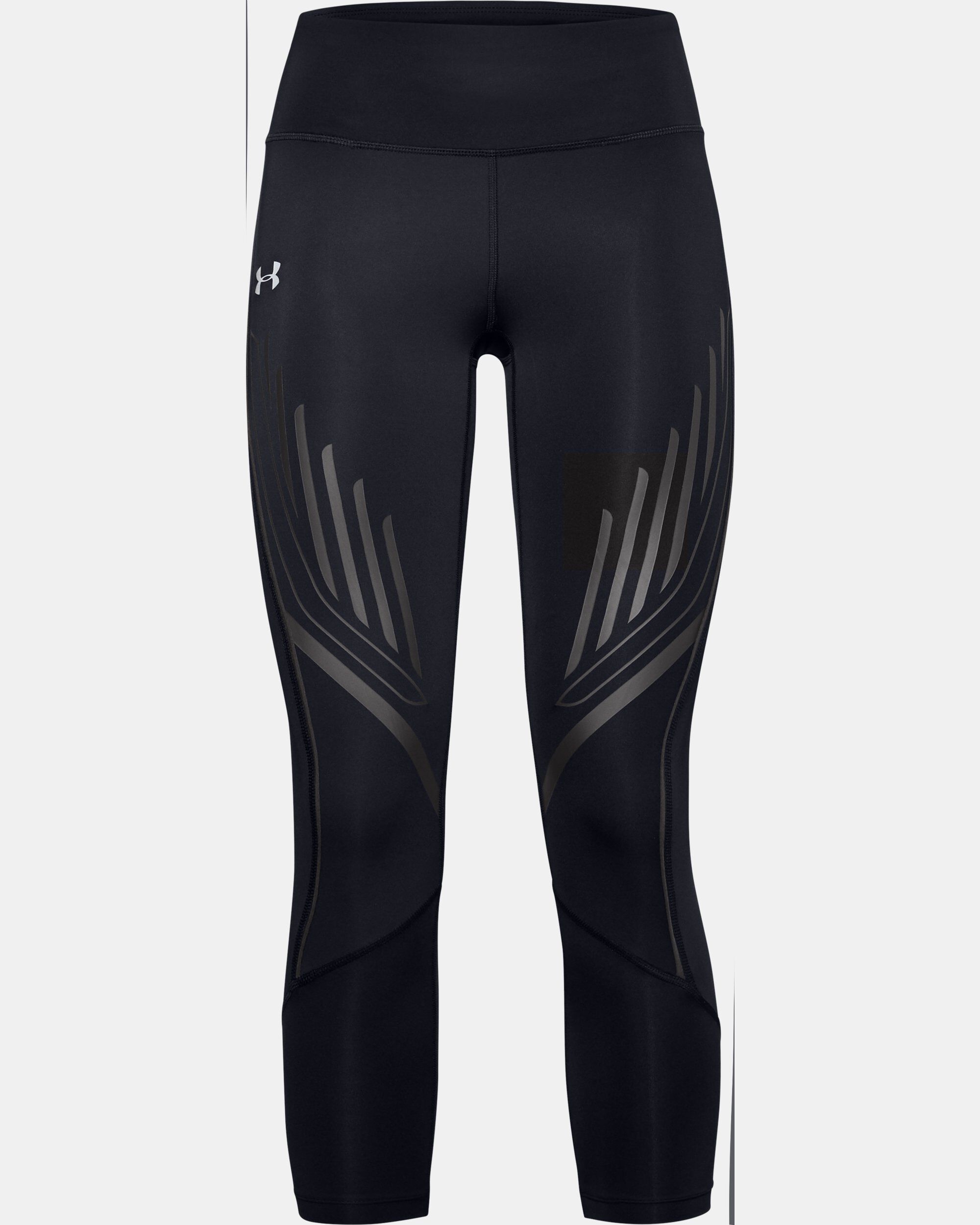 Under Armour Women s UA Qualifier Speedpocket Graphic Crop Black