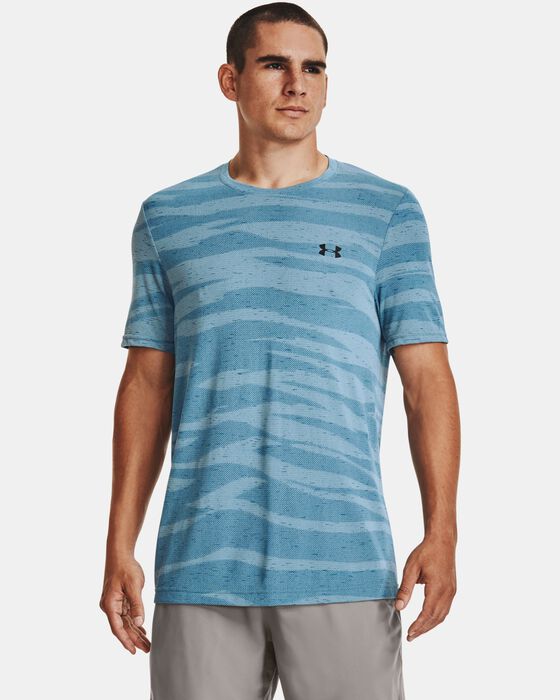 Men's UA Seamless Wave Short Sleeve image number 0