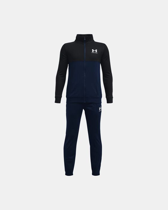 Boys' UA Knit Colorblock Track Suit image number 0