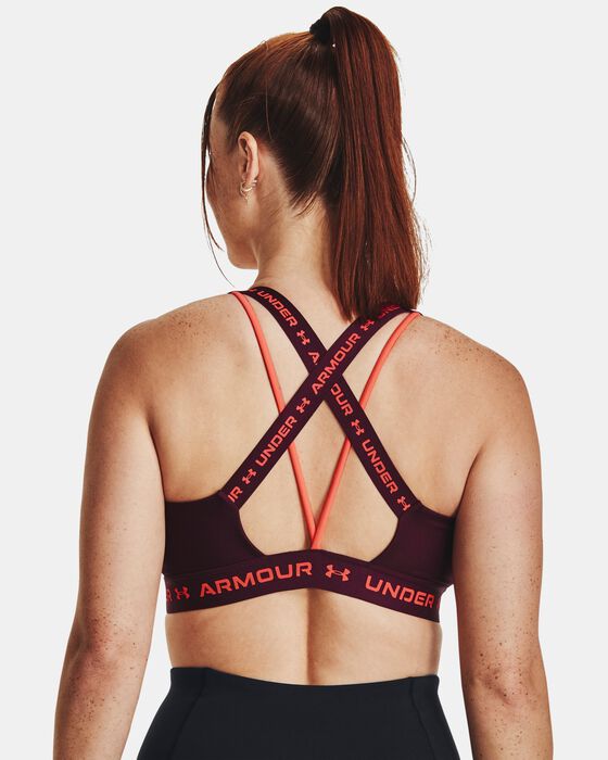 Women's UA Crossback Low Sports Bra image number 6