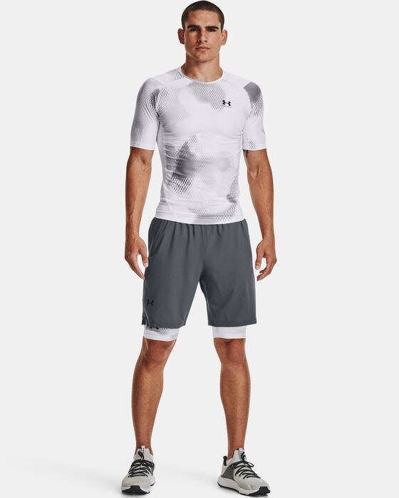 Men's UA Iso-Chill Long Printed Shorts image number 2