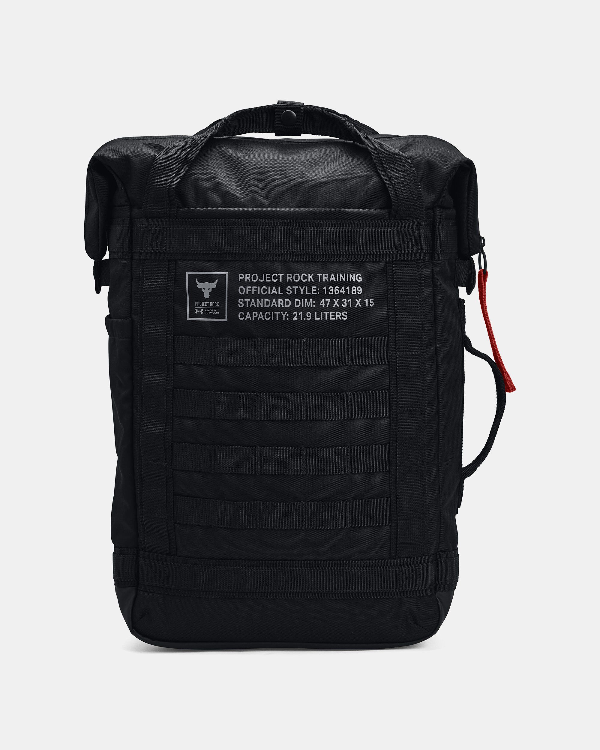Project rock under shop armour duffle bag