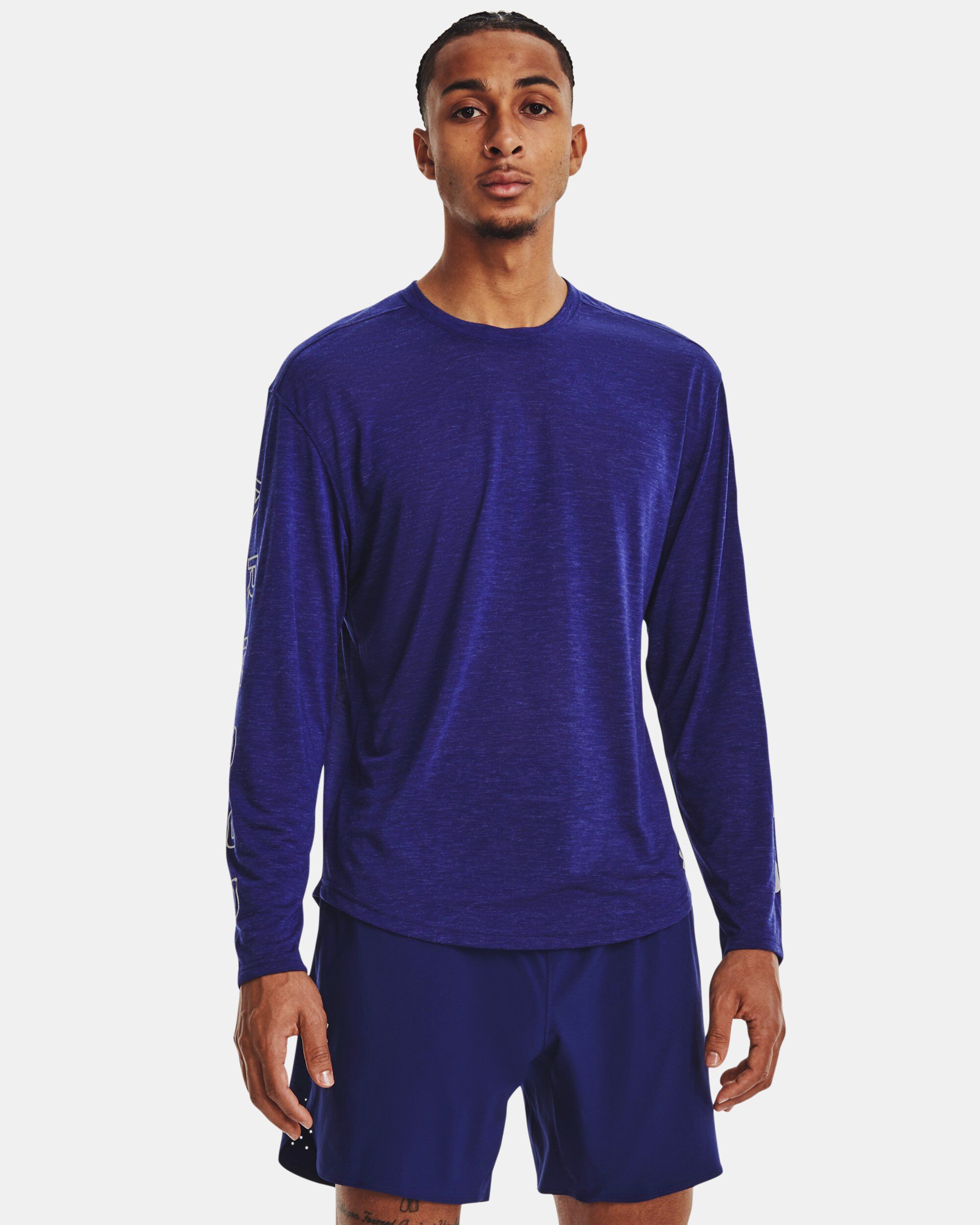 Under Armour Men s UA Train Anywhere Breeze Long Sleeve Blue in