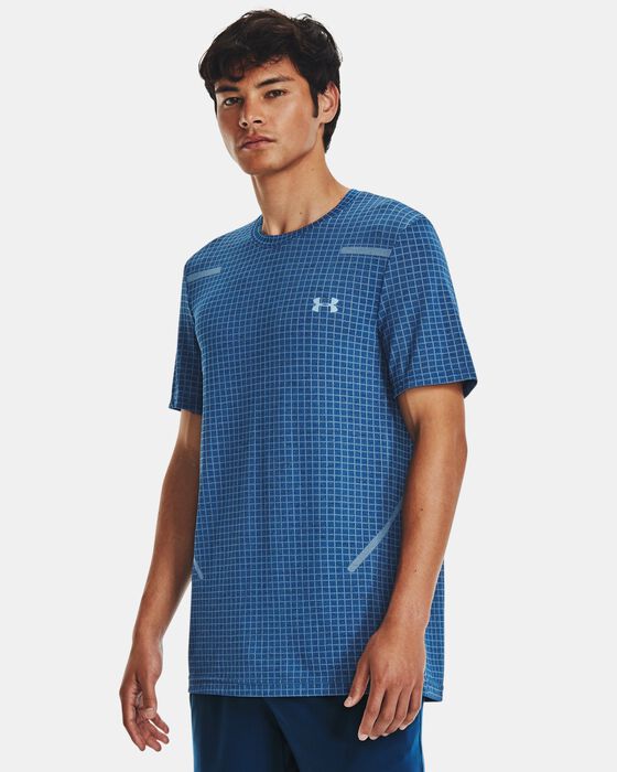 Men's UA Seamless Grid Short Sleeve image number 0