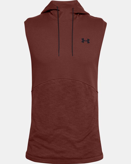 Men's UA Double Knit Sleeveless Hoodie image number 4