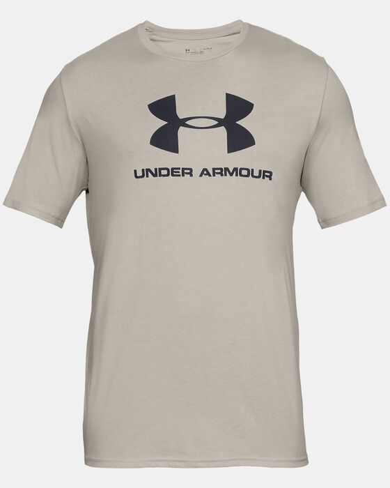 Men's UA Sportstyle Logo Short Sleeve image number 3