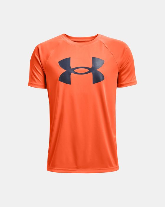 Boys' UA Tech™ Big Logo Short Sleeve image number 0