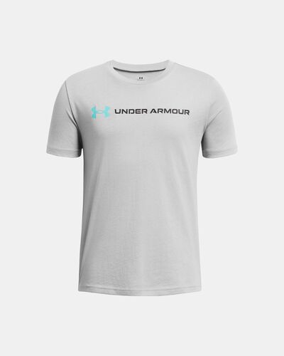 Boys' UA Logo Wordmark Short Sleeve