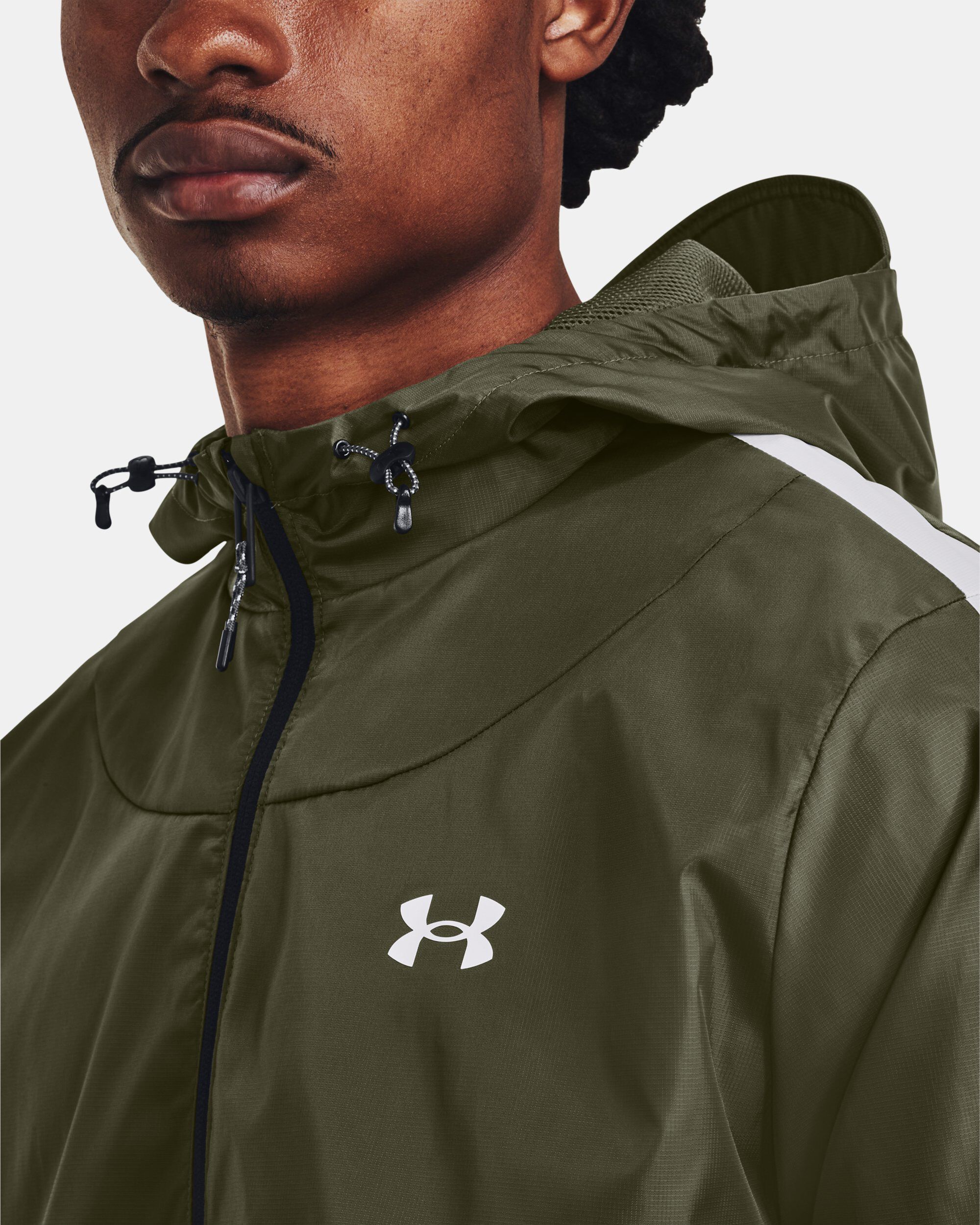Under armour windbreaker deals jacket mens