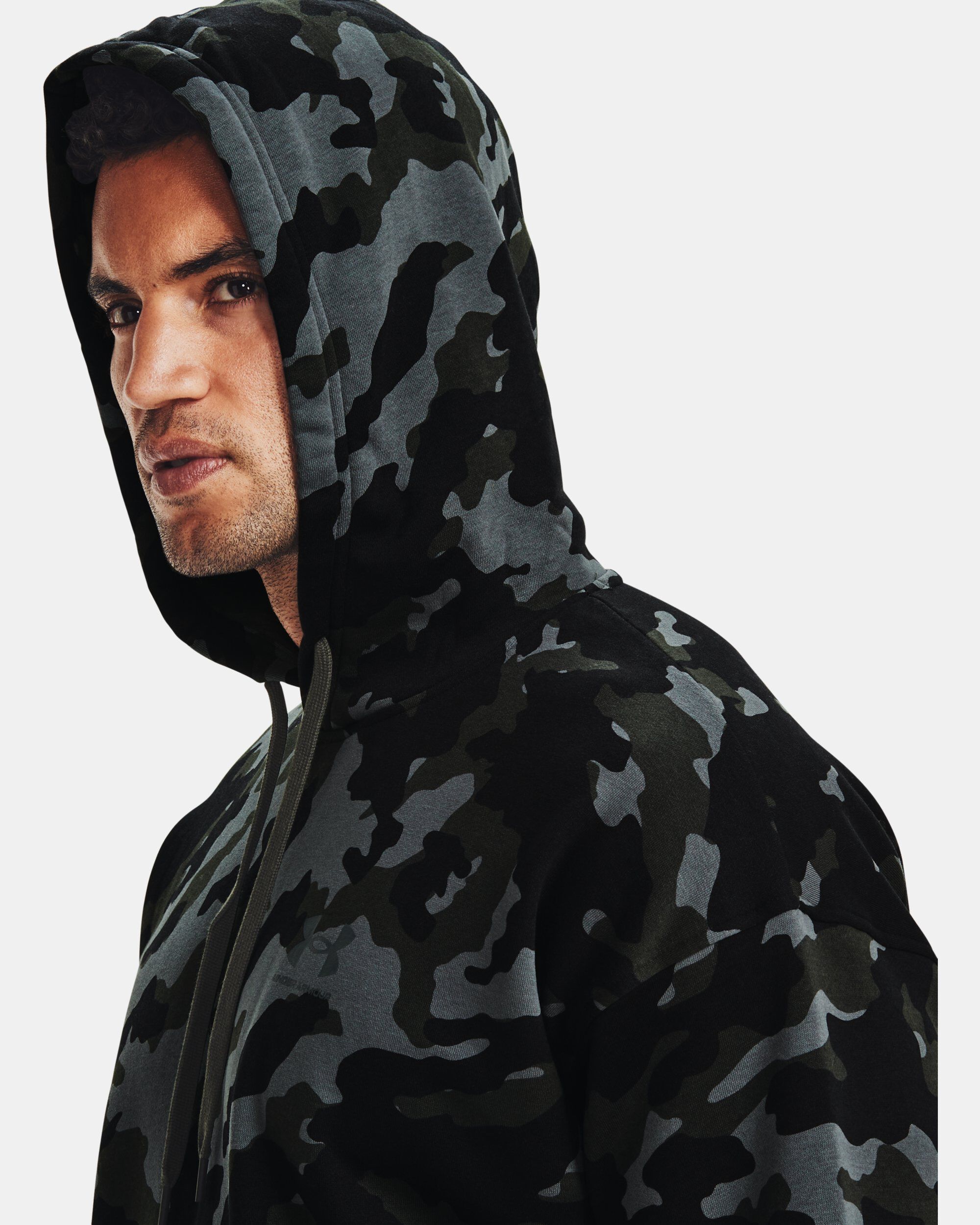 Men s UA Rival Fleece Camo Hoodie