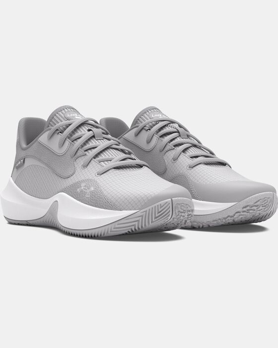 Unisex UA Lockdown 7 Low Basketball Shoes image number 3