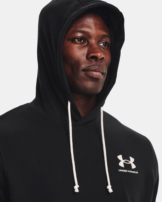 Men's UA Rival Terry Short Sleeve Hoodie Men's UA Rival Terry Short Sleeve Hoodie image number 3