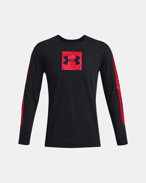 Men's UA Camo Boxed Sportstyle Long Sleeve image number 4
