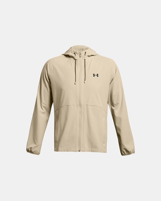 Men's UA Stretch Woven Windbreaker image number 4