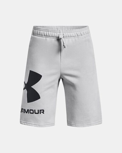 Boys' UA Rival Fleece Big Logo Shorts