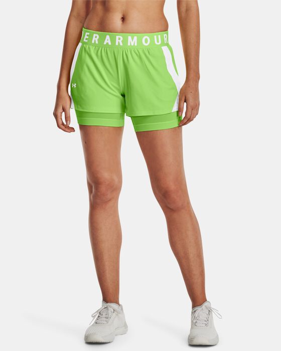 Women's UA Play Up 2-in-1 Shorts image number 0