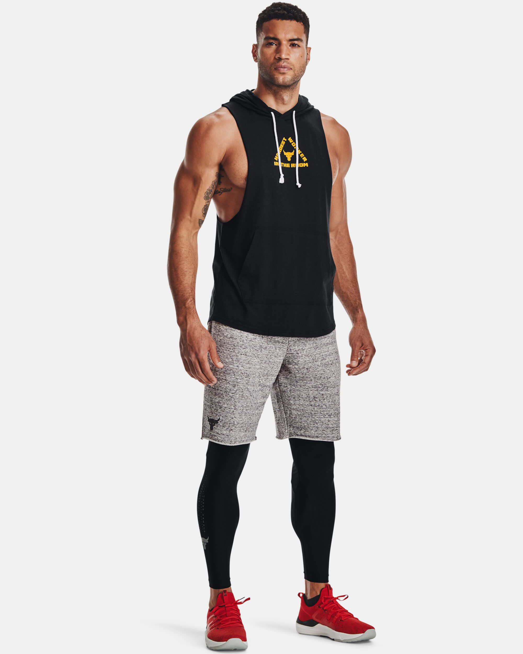 Dwayne johnson sleeveless hoodie shop