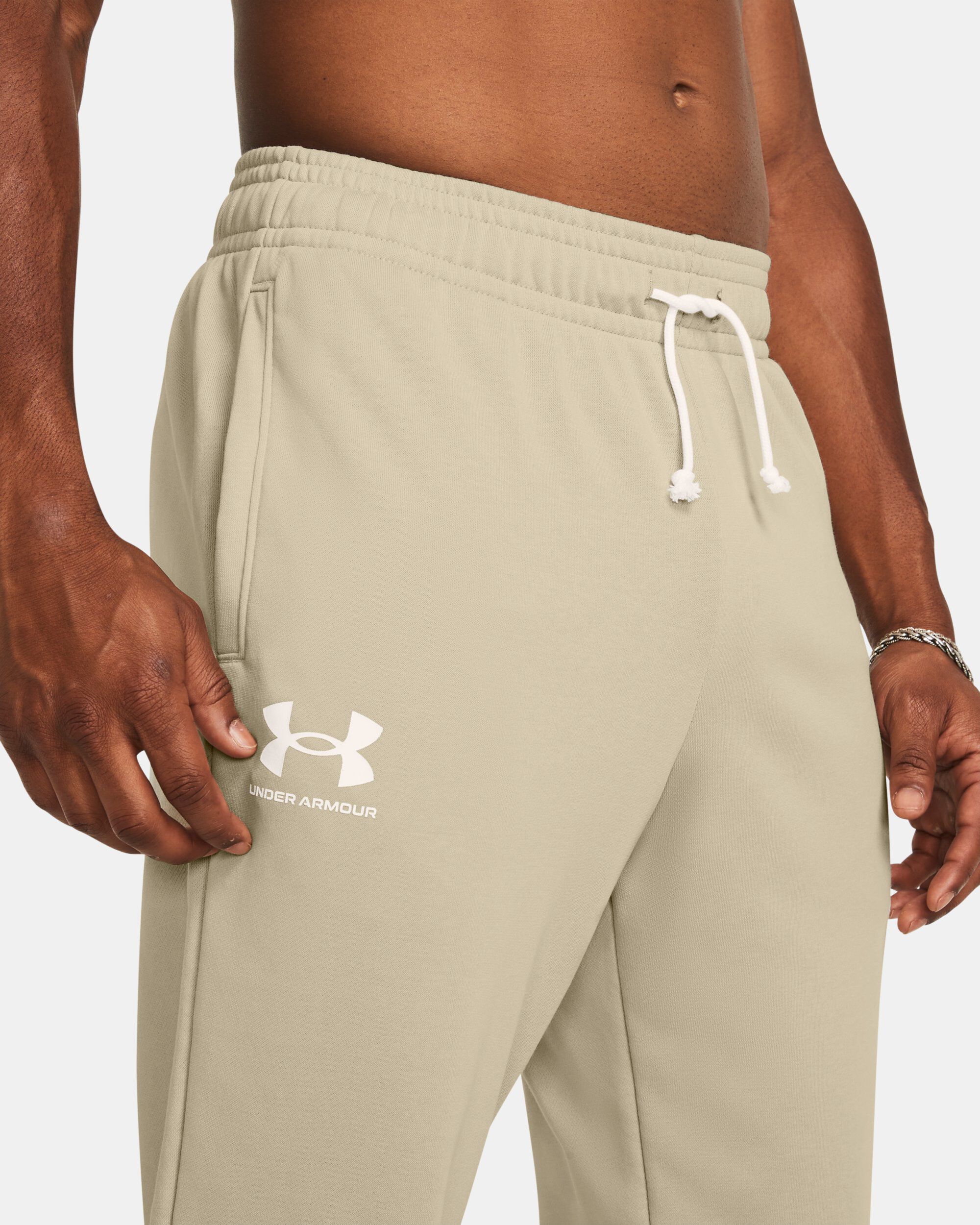Under armour men's terry joggers clearance