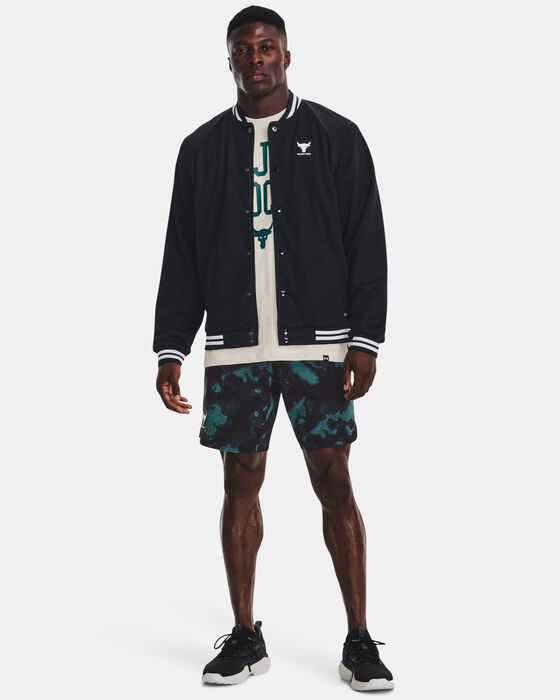 Men's Project Rock Mesh Varsity Jacket image number 2