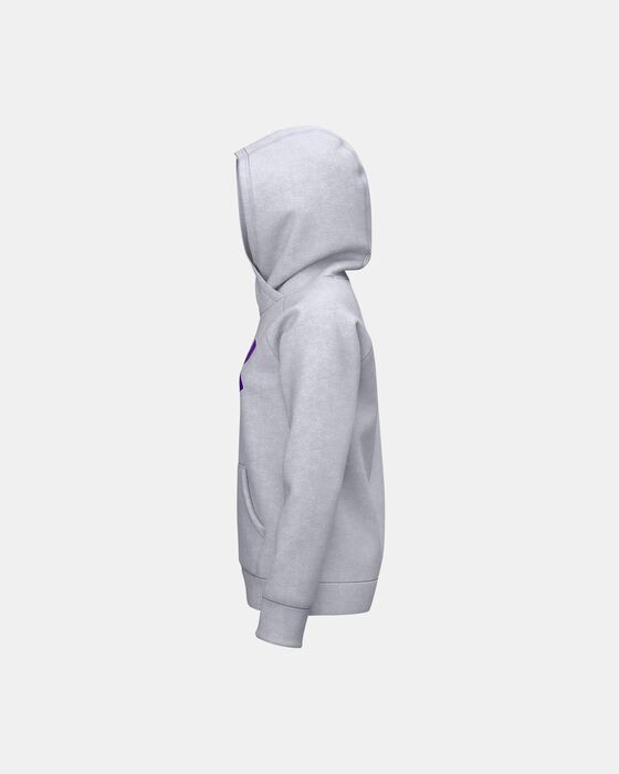 Girls' UA Rival Fleece Logo Hoodie image number 5