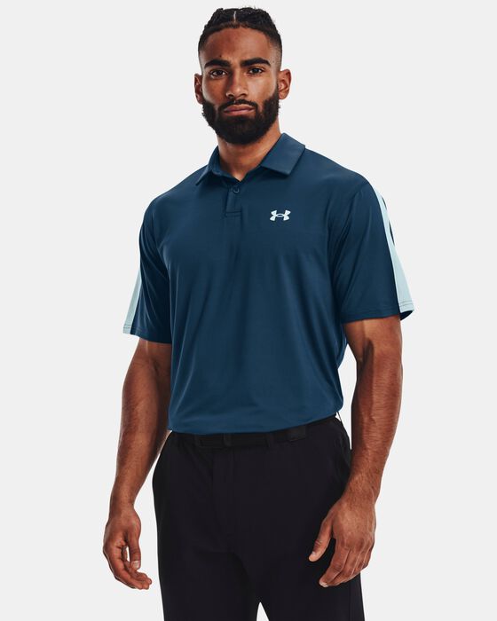 Men's UA T2G Blocked Polo image number 0