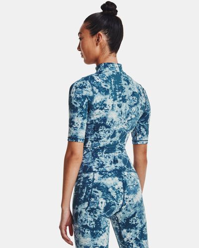 Women's UA Meridian Print Crop Short Sleeve