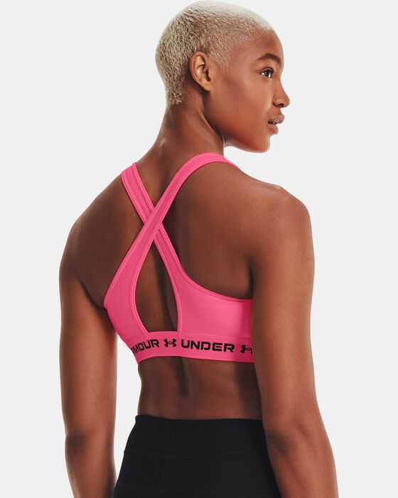 Women's Armour® Mid Crossback Sports Bra image number 5