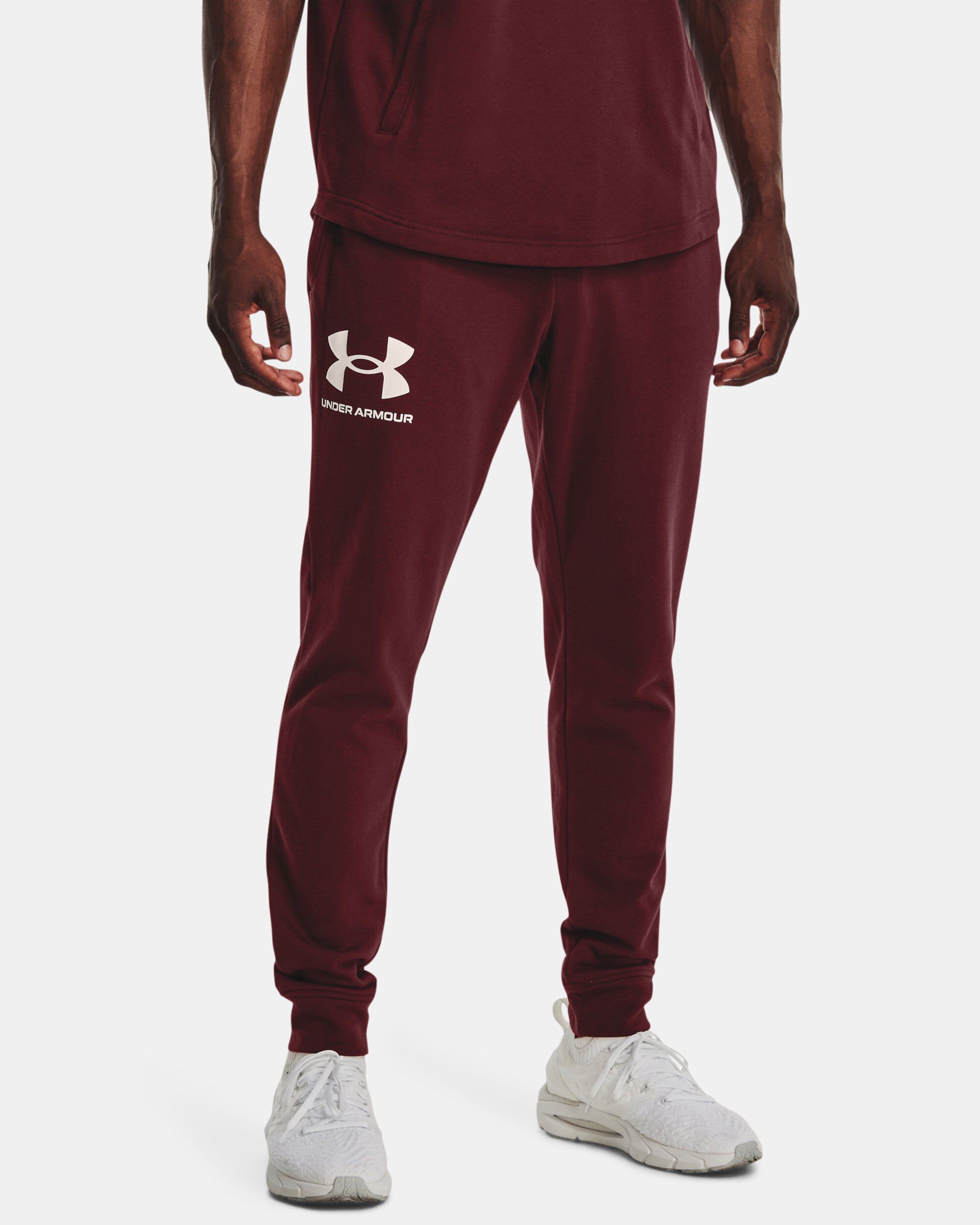 Buy Men s UA Rival Terry Joggers Red in Dubai UAE Under Armour