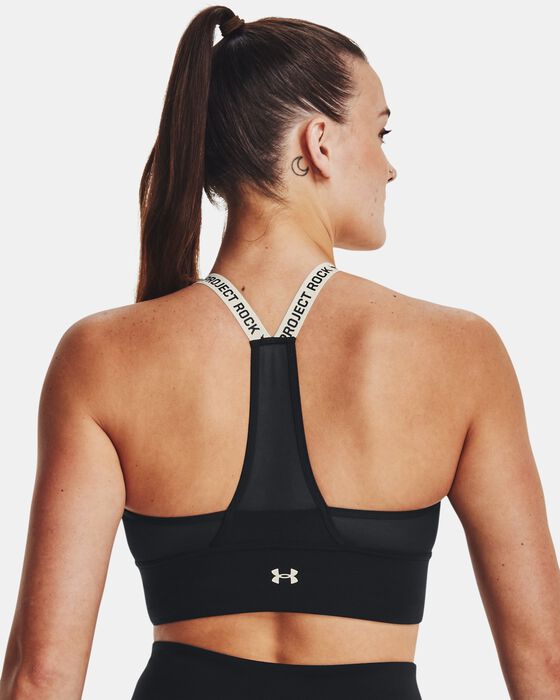 Women's Project Rock Infinity Mid Sports Bra image number 3